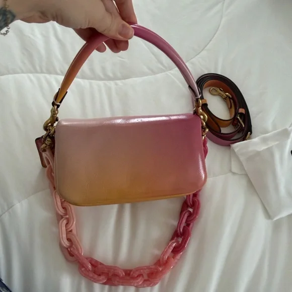 Coach pillow tabby shoulder bag 18 ombré - Picture 4 of 12